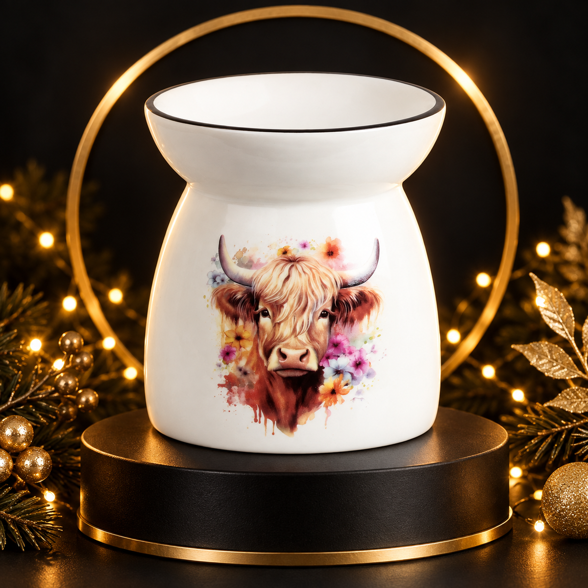 Christmas Burners collection at Boutique Aroma in black and gold