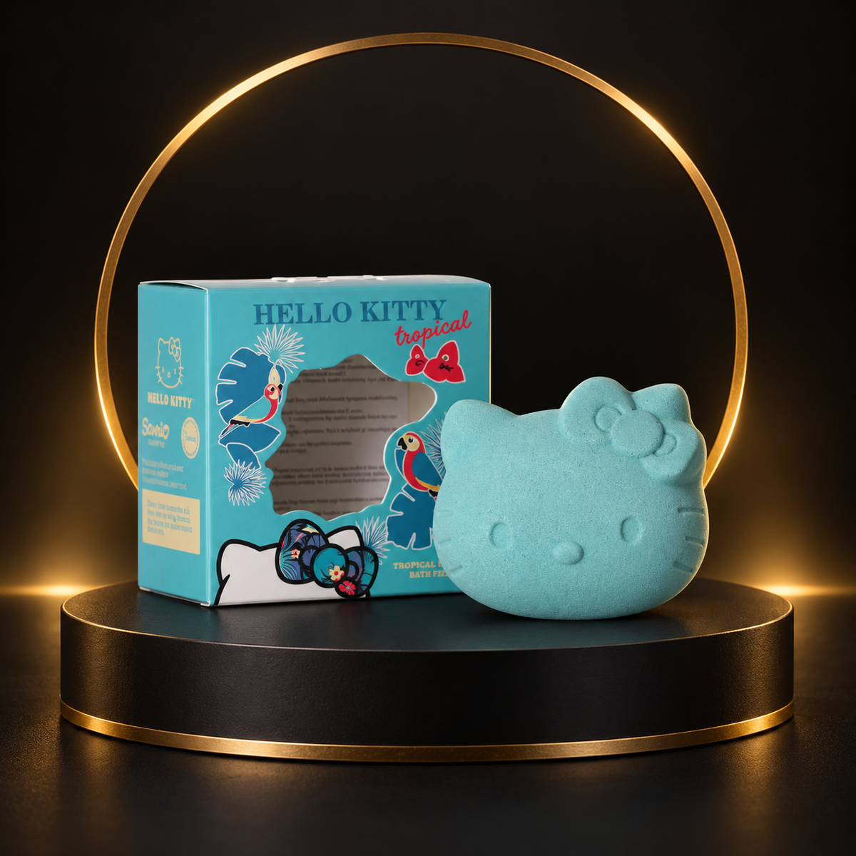 Hello Kitty collection at Boutique Aroma in black and gold