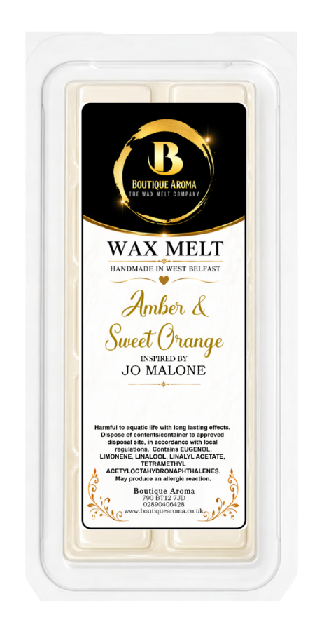 AMBER & SWEET ORANGE INSPIRED BY JO MALONE WAX MELTS