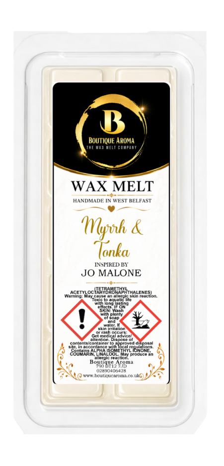 MYRRH & TONKA INSPIRED BY JO MALONE WAX MELTS