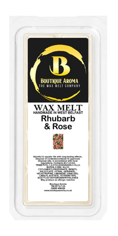 Rhubarb & Rose Wax Melts | Boutique Aroma