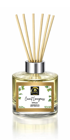 Coconut & Lemongrass Reed Diffuser | Boutique Aroma