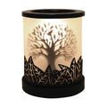 Electric Melter Tree Of Life Black 15cm | Boutique Aroma