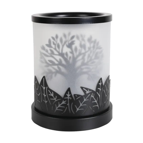 Electric Melter Tree Of Life Black 15cm – product image 2 | Boutique Aroma