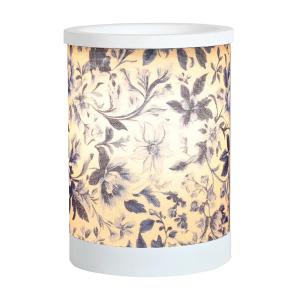 Electric Melter Blue & White Floral 15cm – product image 2 | Boutique Aroma