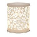 Electric Melter Leaves White 13cm | Boutique Aroma