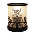 Electric Melter Owl Black 15cm | Boutique Aroma