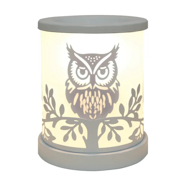 Electric Melter Owl White 15cm | Boutique Aroma
