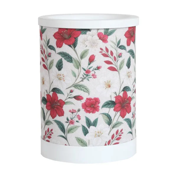 Electric Melter Red Floral 15cm | Boutique Aroma