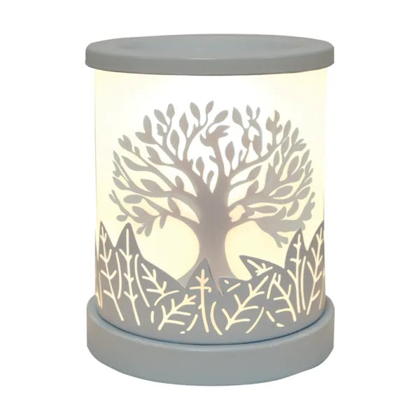 Electric Melter Tree Of Life White 15cm | Boutique Aroma