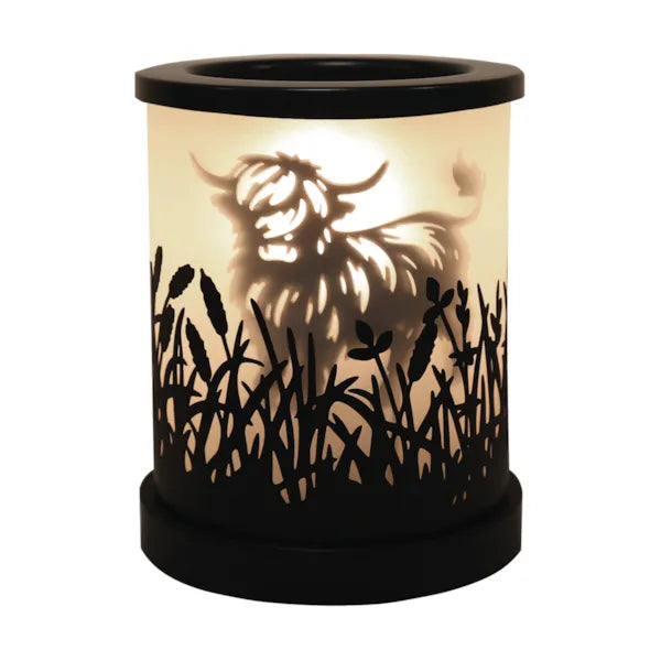 Electric Melter Highland Cow Black 15cm | Boutique Aroma