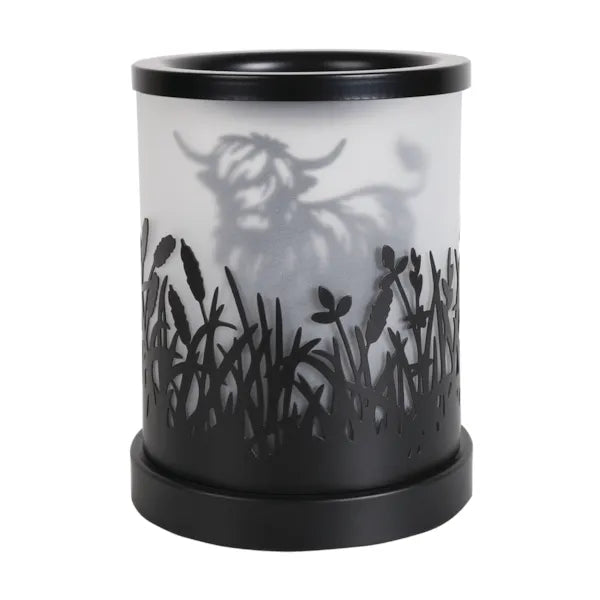 Electric Melter Highland Cow Black 15cm – product image 2 | Boutique Aroma