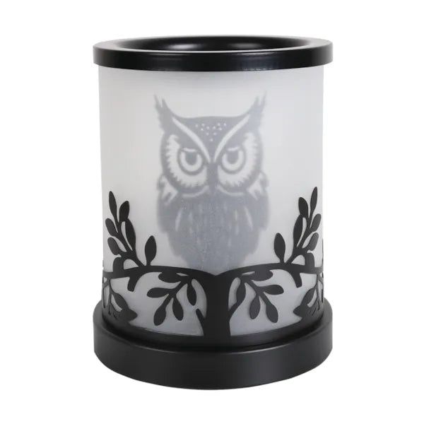 Electric Melter Owl Black 15cm – product image 2 | Boutique Aroma