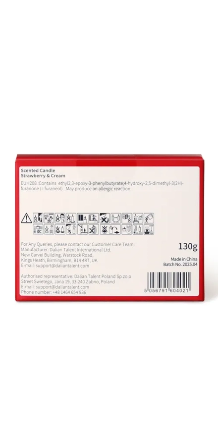 Hello Kitty Strawberry Cream Candle 200g – product image 4 | Boutique Aroma