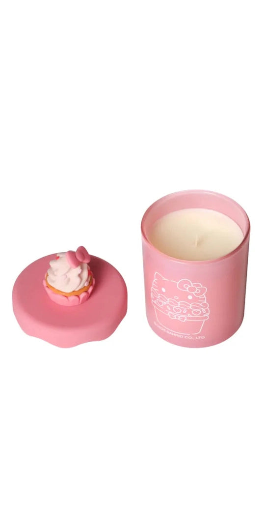 Hello Kitty Strawberry Cupcake Candle 213g – product image 3 | Boutique Aroma