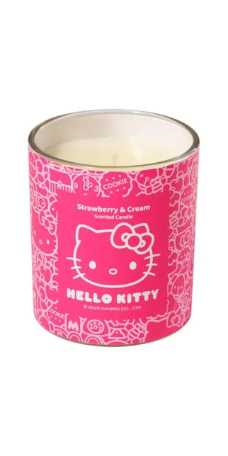 Hello Kitty Strawberry & Cream Candle 213g | Boutique Aroma