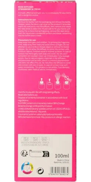Hello Kitty Strawberry & Cream Reed Diffuser 100ml – product image 4 | Boutique Aroma