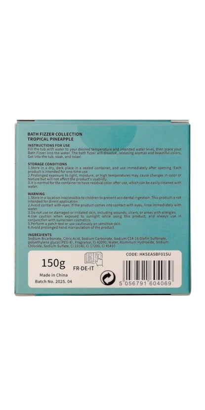 Hello Kitty Tropical Pineapple Bath Fizzer 150g – product image 3 | Boutique Aroma
