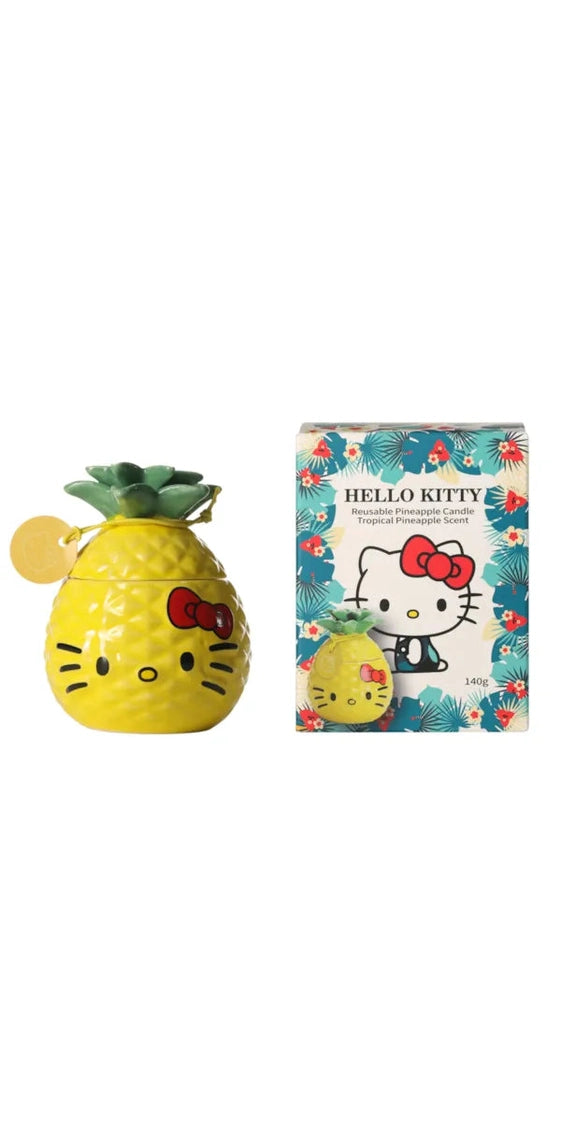 Hello Kitty Tropical Pineapple Candle 140g – product image 2 | Boutique Aroma