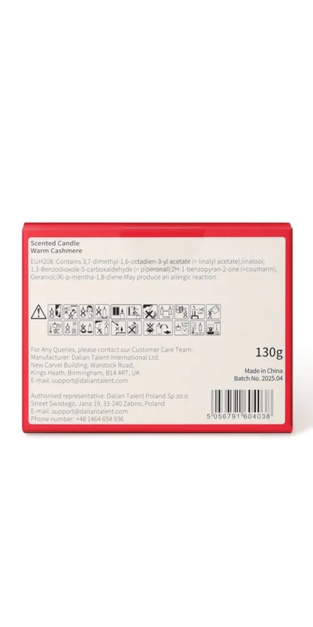 Hello Kitty Warm Cashmere Candle 200g – product image 4 | Boutique Aroma