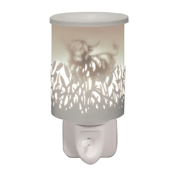 Plug In Highland Cow White 14cm | Boutique Aroma