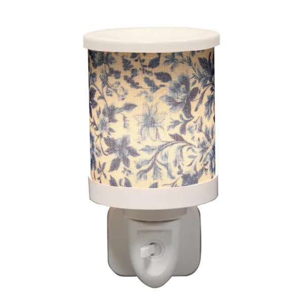 Plug In Melter Blue & White Floral 14cm – product image 2 | Boutique Aroma