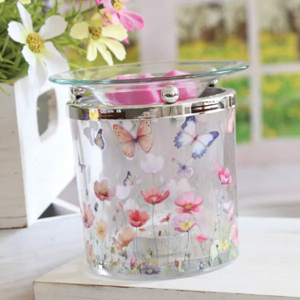 Tealight Wax Melter Butterfly Meadow 10cm – product image 2 | Boutique Aroma