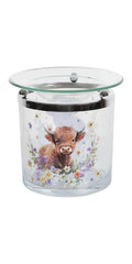 Tealight Wax Melter Highland Cow 10cm | Boutique Aroma