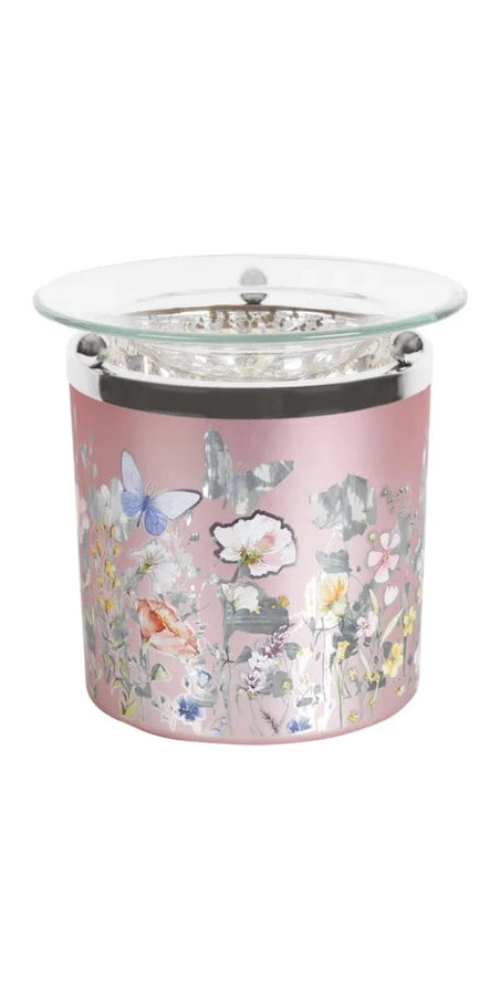 Tealight Wax Melter Pink Butterfly 10cm | Boutique Aroma