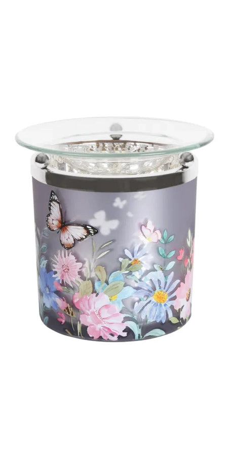 Tealight Wax Melter Purple Butterfly 10cm | Boutique Aroma