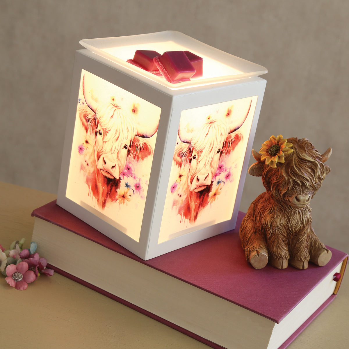 Electric Melter Highland Cow 14cm