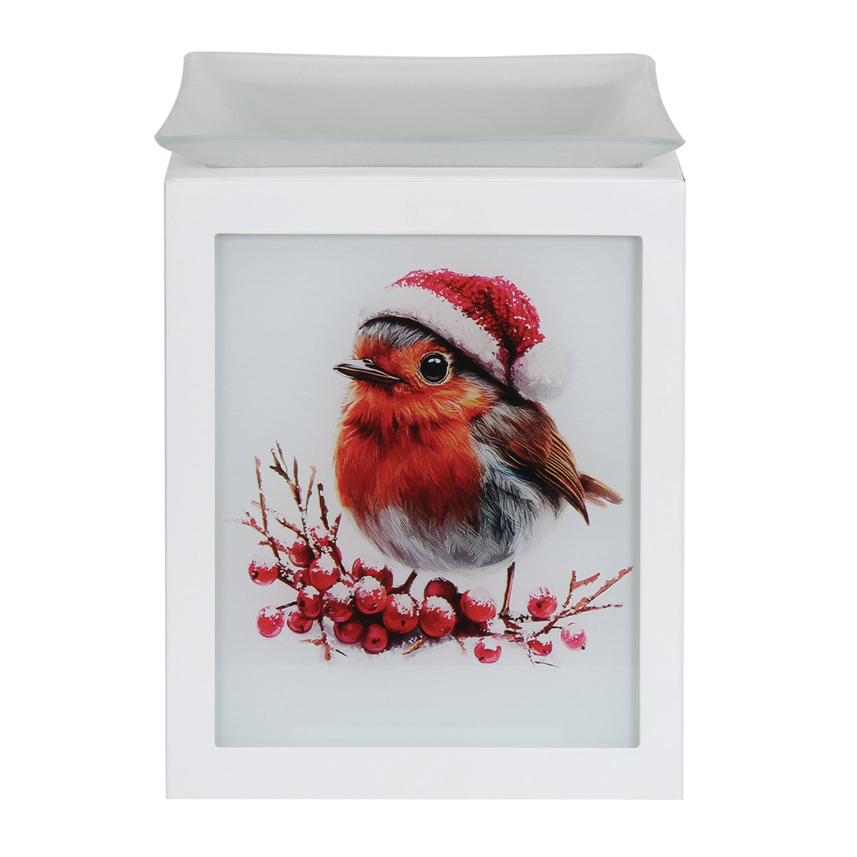 Electric Melter Christmas Robin 14cm