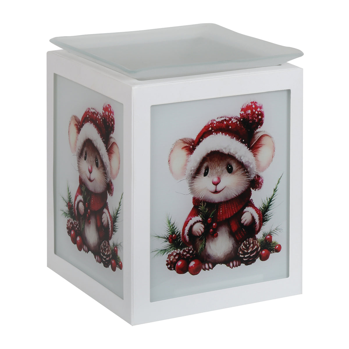Electric Melter Christmas Mouse 14cm