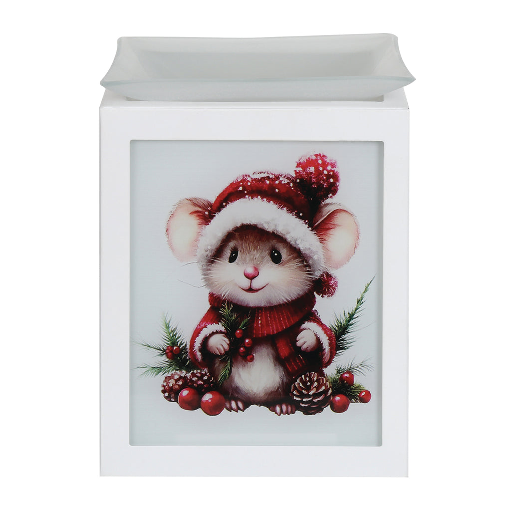 Electric Melter Christmas Mouse 14cm