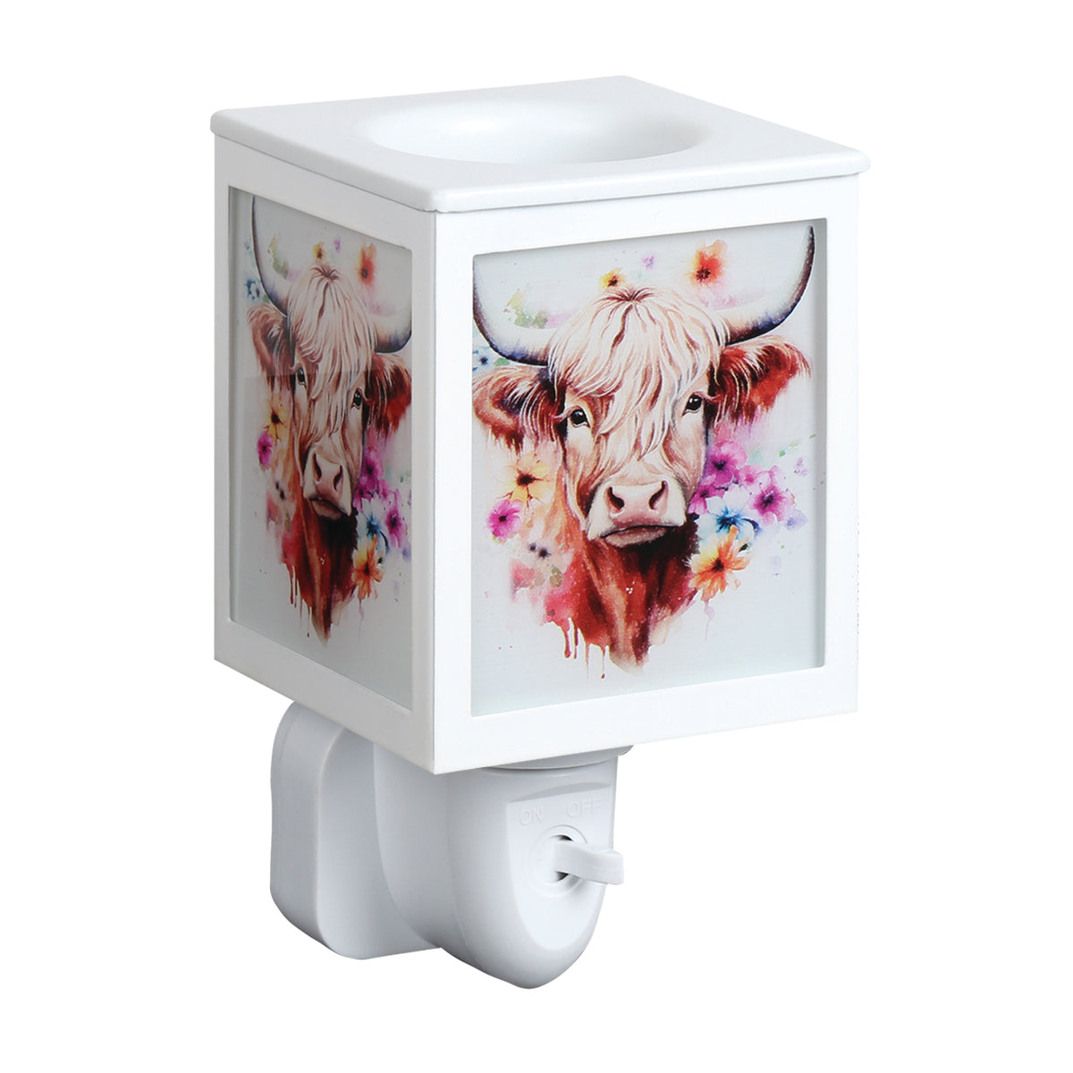 Plug In Highland Cow 14cm