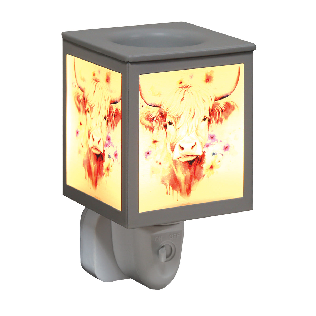 Plug In Highland Cow 14cm