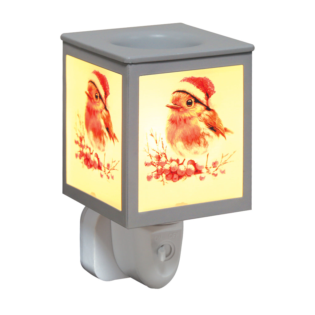 Plug In Christmas Robin 14cm