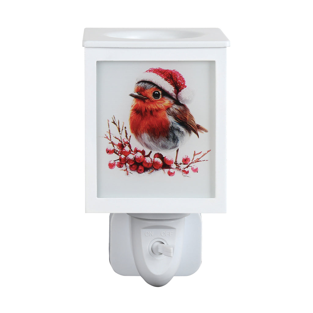 Plug In Christmas Robin 14cm