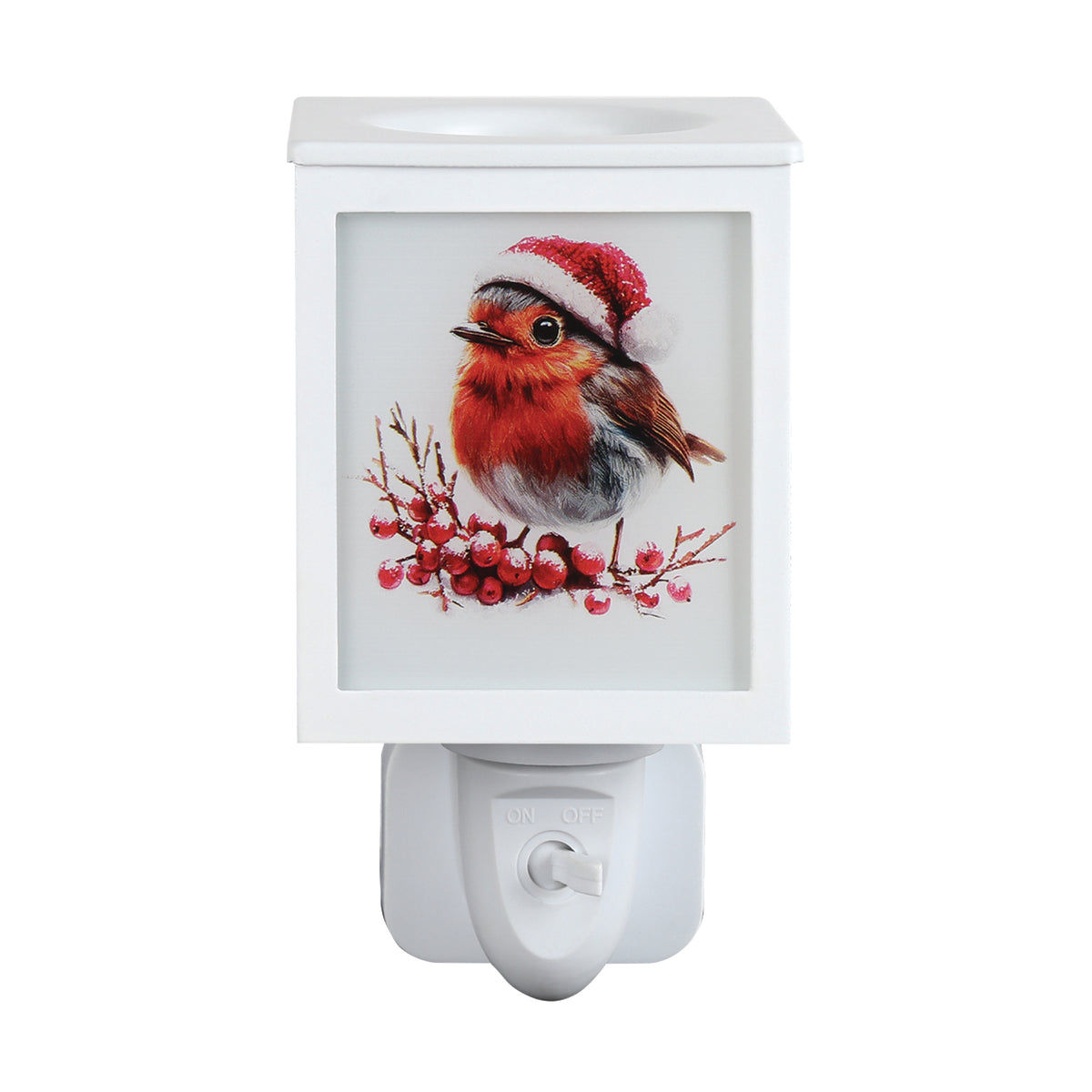 Plug In Christmas Robin 14cm