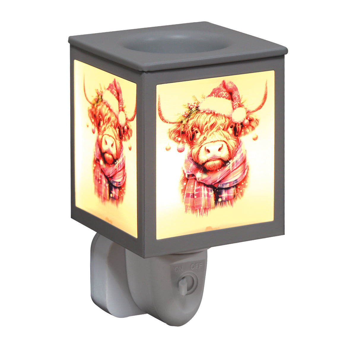Plug In Christmas Highland 14cm
