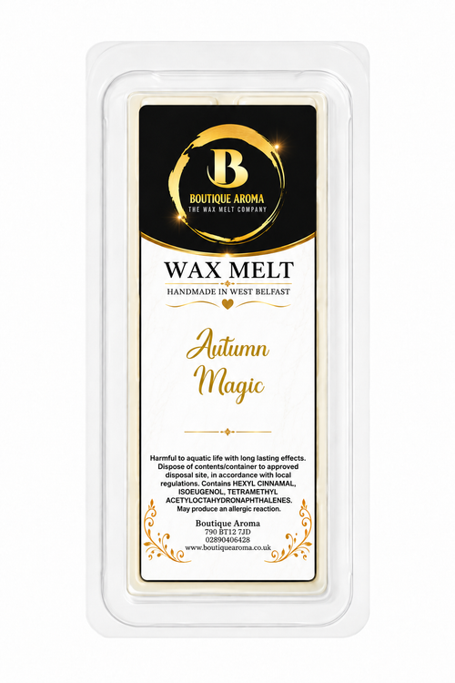 AUTUMN MAGIC WAX MELTS Boutique Aroma wax melt packaging