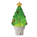 Christmas Tree Night Light Spinner 18cm