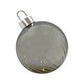 LED Bauble Decoration Grey 30cm