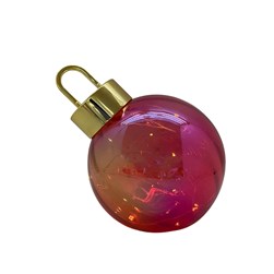 LED Bauble Decoration Red 20cm