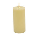 LED Pillar Candle Ivory 15cm