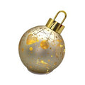 LED Rotating Bauble Gold 15cm