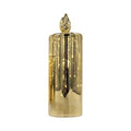 LED Rotating Candle Gold 29cm