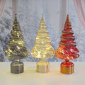 LED Rotating Tree Red 39cm