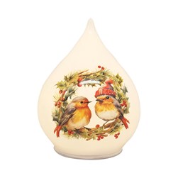 LED Teardrop Robins 15cm