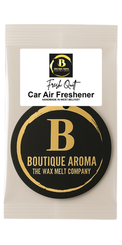 Fresh Quilt Car Air Freshener Disc | Boutique Aroma